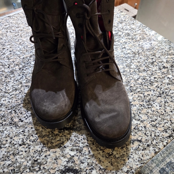 HUGO Men's Brown Suede Boots - Picture 3 of 8